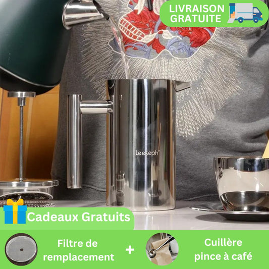 cafetière à piston image produit avec offre marketing v2